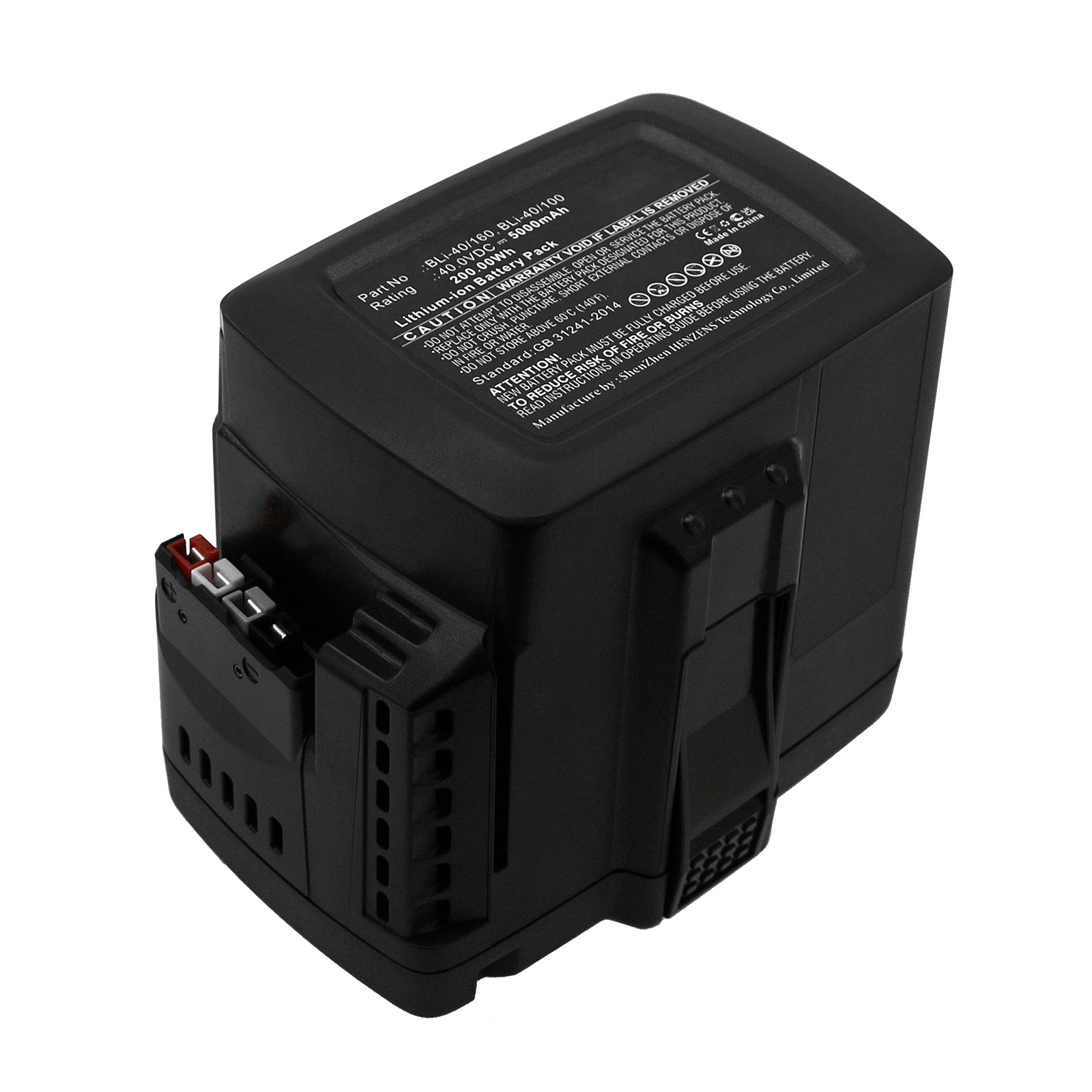 Synergy Digital Lawn Mower Battery, Compatible with Gardena BLi-40/100 Lawn Mower Battery (Li-ion, 40V, 5000mAh)