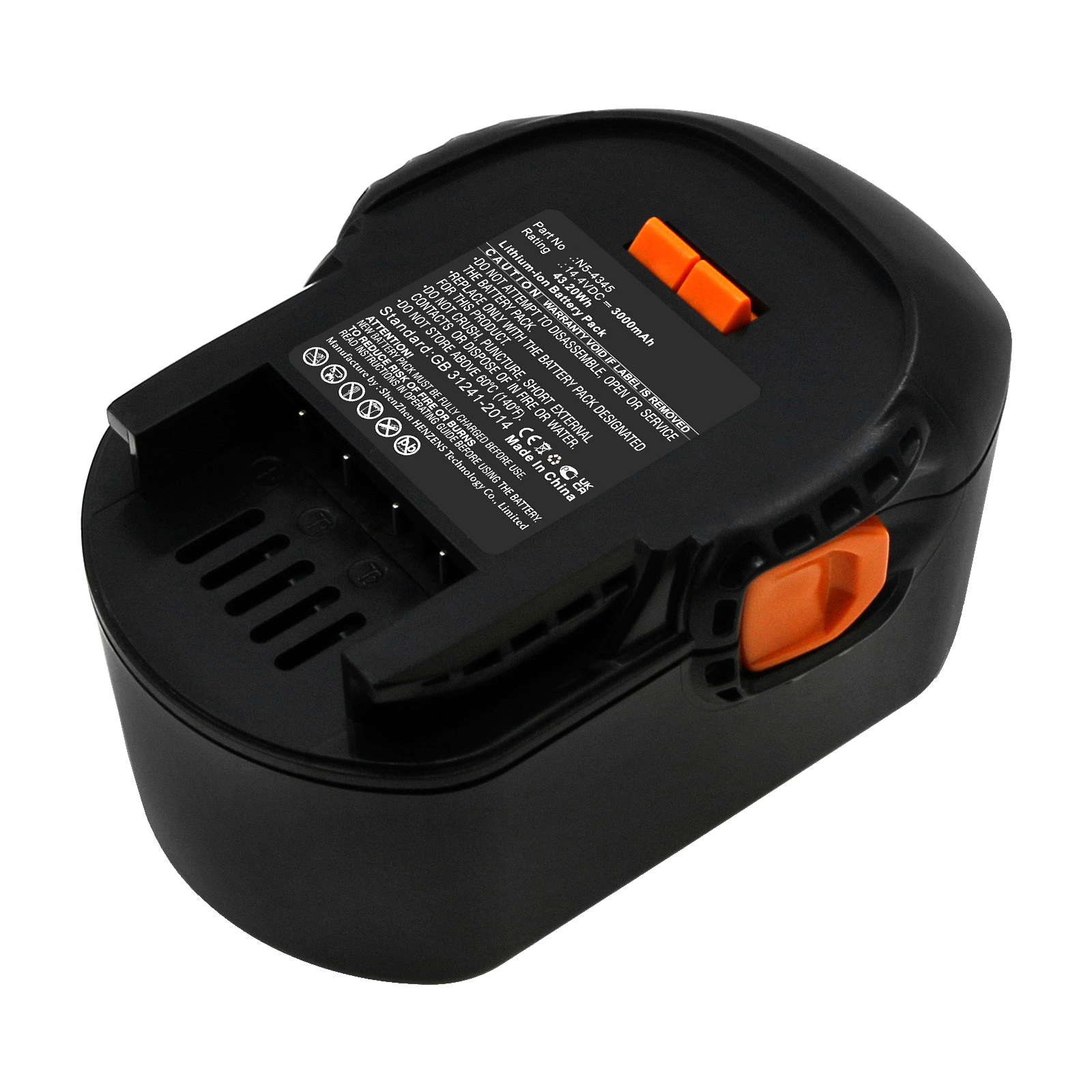 Synergy Digital Strapping Tools Battery, Compatible with Fromm N5-4345 Strapping Tools Battery (Li-ion, 14.4V, 3000mAh)