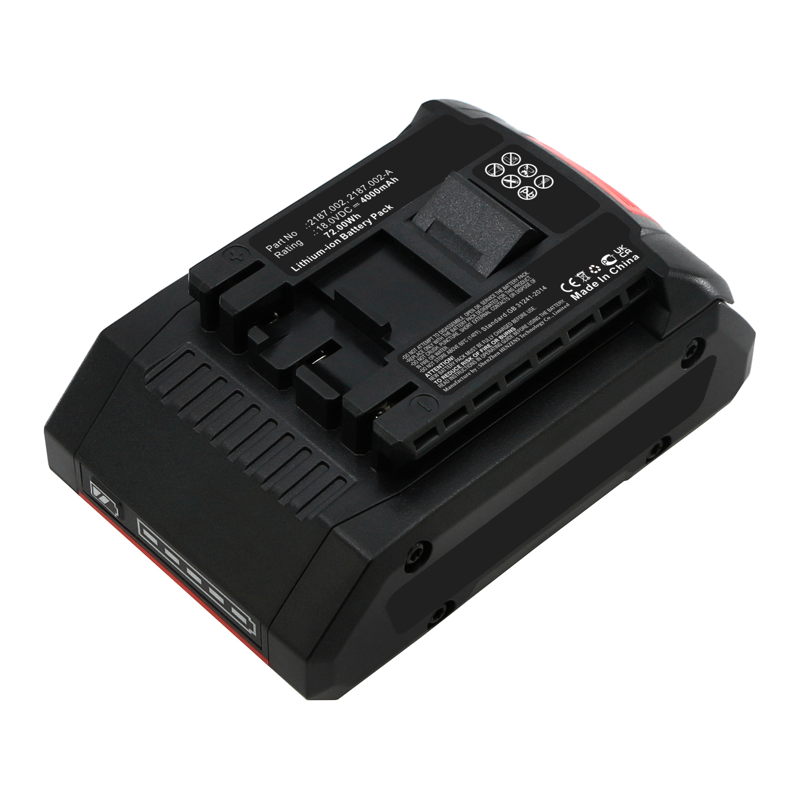 Synergy Digital Strapping Tools Battery, Compatible with ORGAPACK 2187.002 Strapping Tools Battery (Li-ion, 18V, 4000mAh)