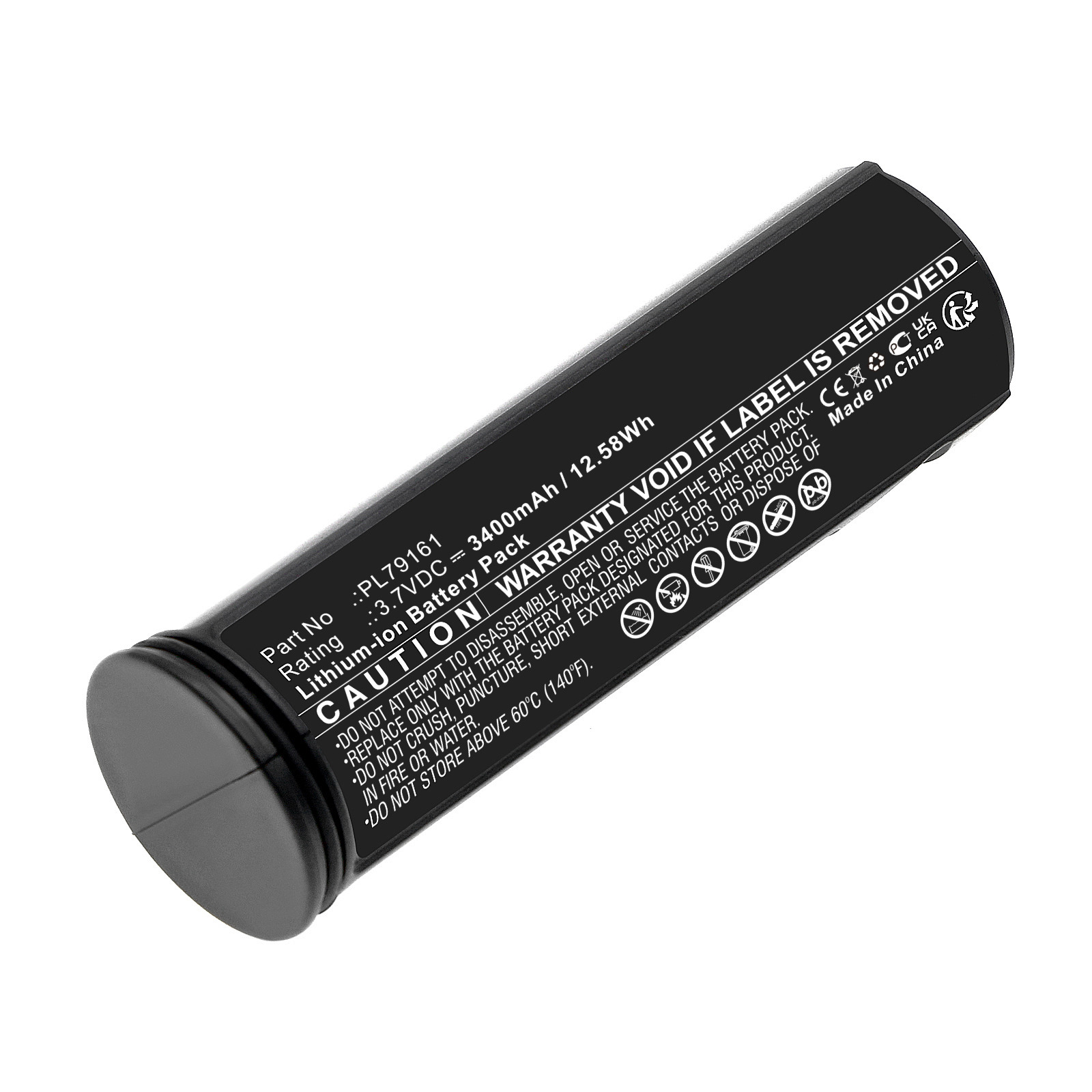 Synergy Digital Telescope Battery, Compatible with Pulsar PL79161 Telescope Battery (Li-Ion, 3.7V, 3400mAh)