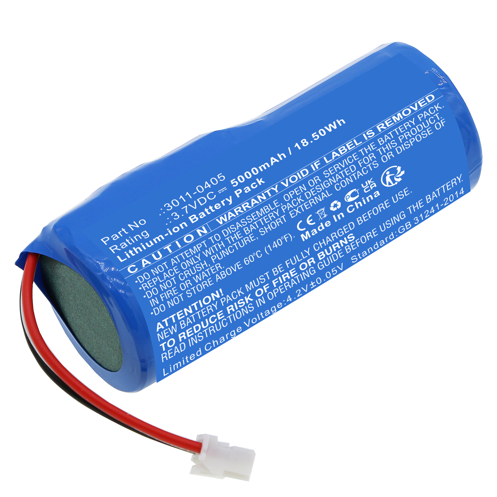 Synergy Digital Equipment Battery, Compatible with Minelab 3011-0405 Equipment Battery (Li-ion, 3.7V, 5000mAh)