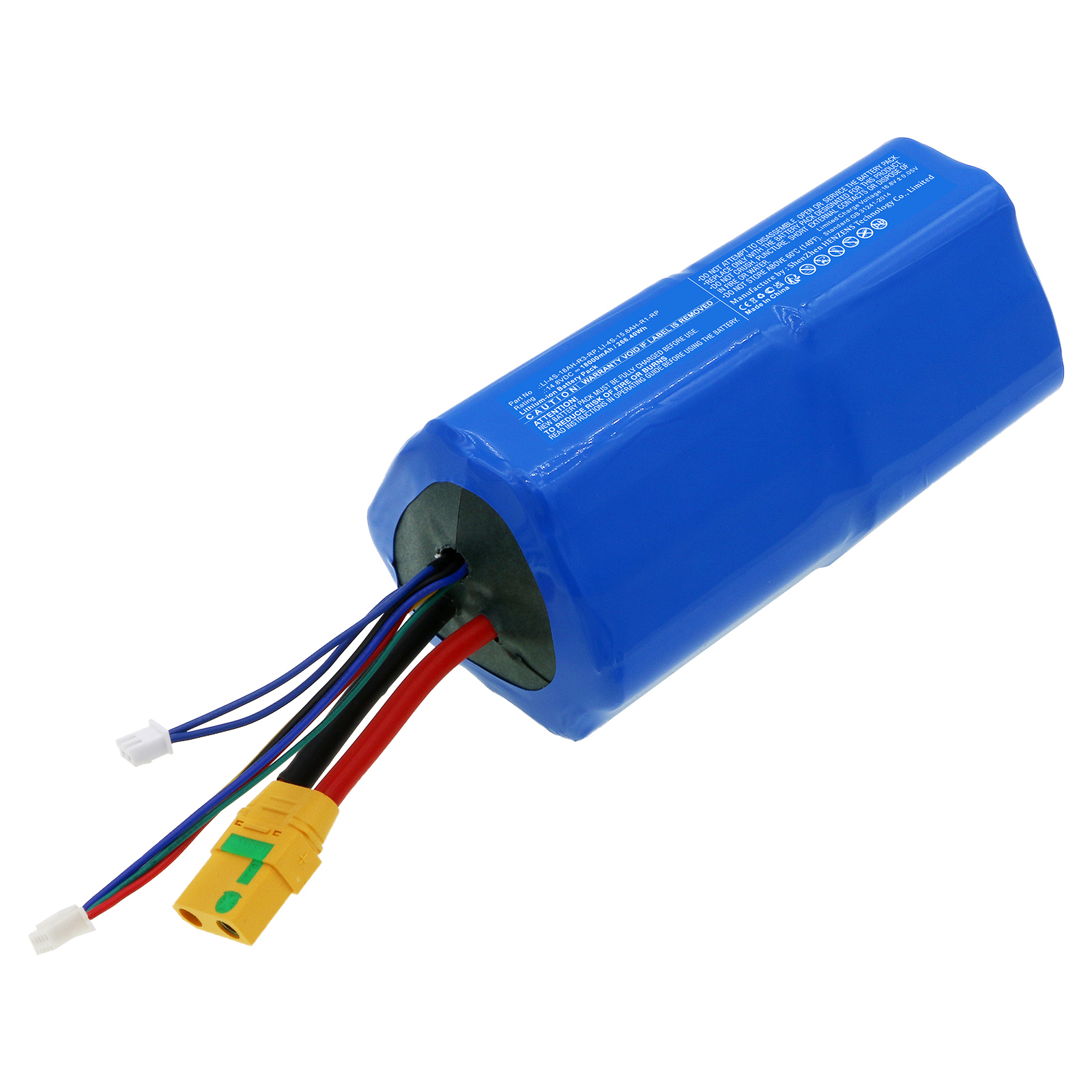 Synergy Digital Robot Battery, Compatible with BlueRobotics LI-4S-15.6AH-R1-RP Robot Battery (Li-ion, 14.8V, 18000mAh)