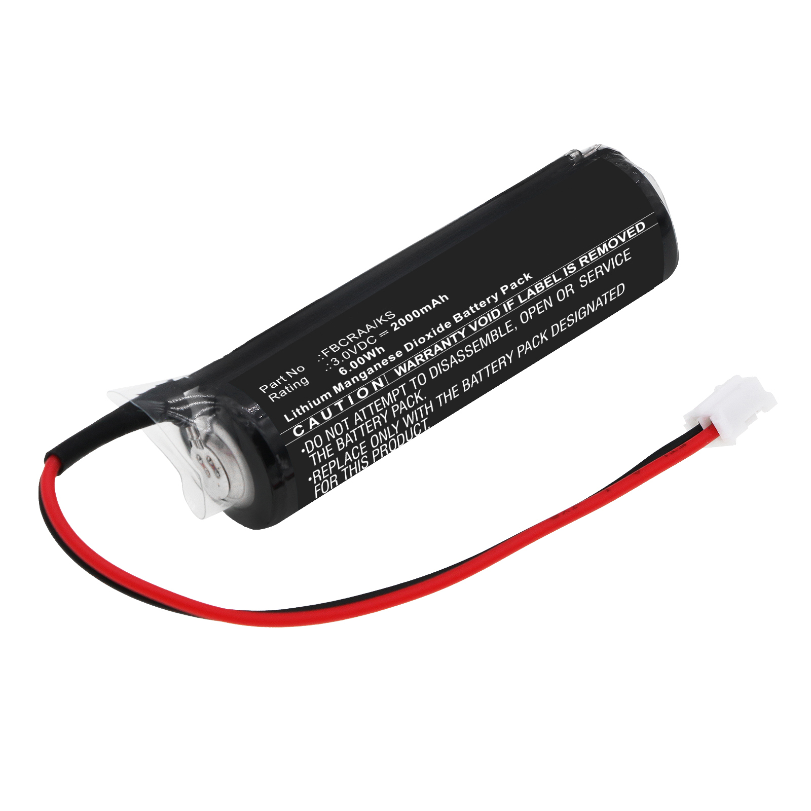 Synergy Digital PLC Battery, Compatible with Siemens FBCRAA/KS PLC Battery (Li-MnO2, 3V, 2000mAh)