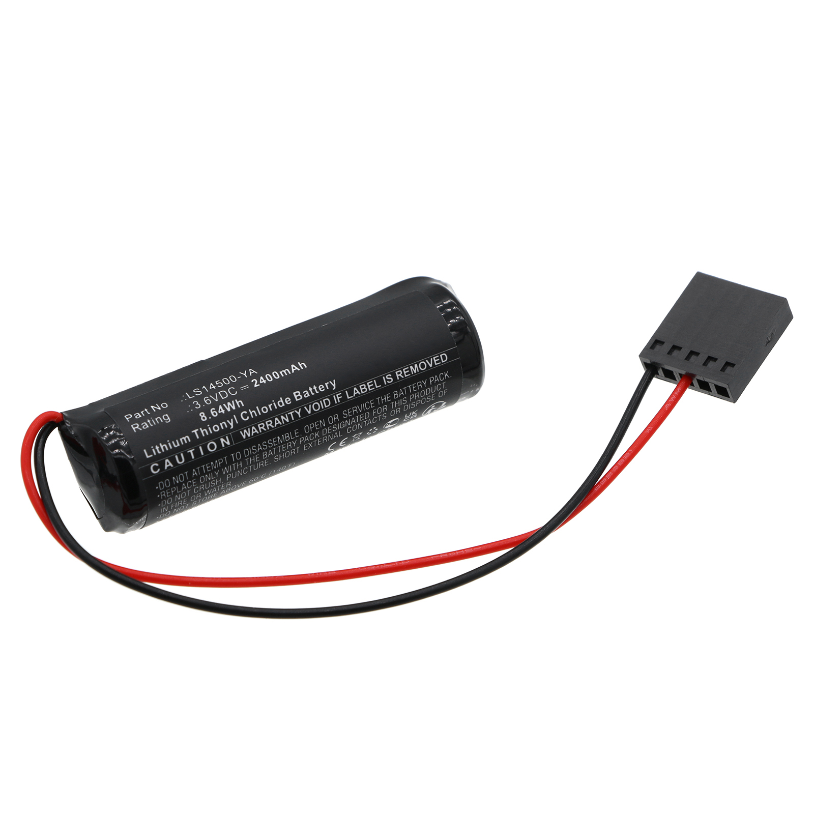 Synergy Digital PLC Battery, Compatible with Yaskawa DBA0003 PLC Battery (Li-SOCl2, 3.6V, 2400mAh)