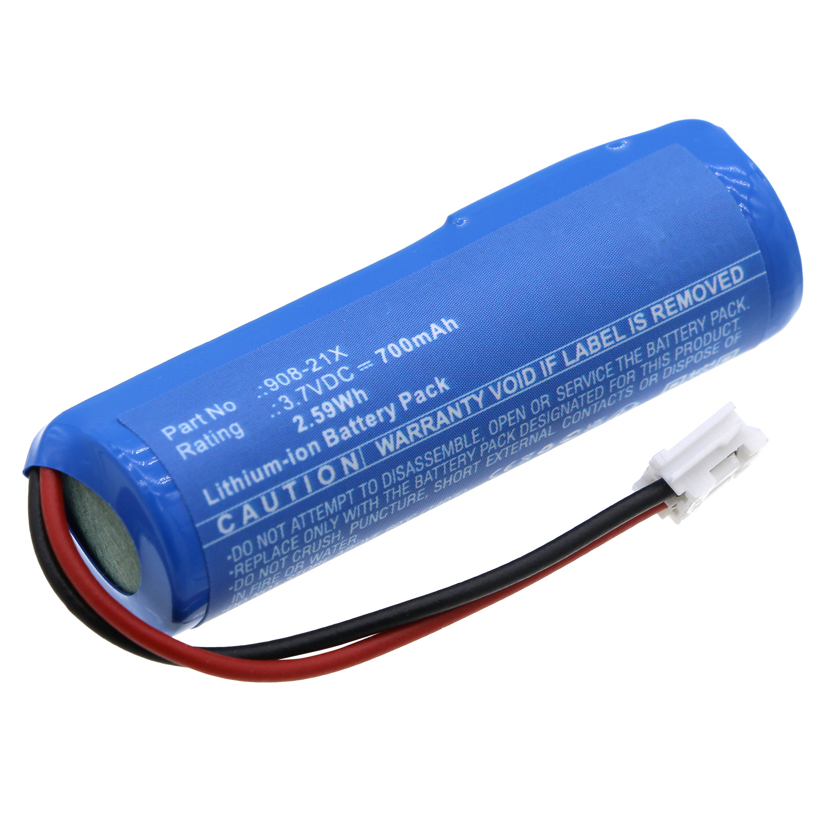 Synergy Digital Alarm System Battery, Compatible with DAITEM 908-21X Alarm System Battery (Li-ion, 3.7V, 700mAh)