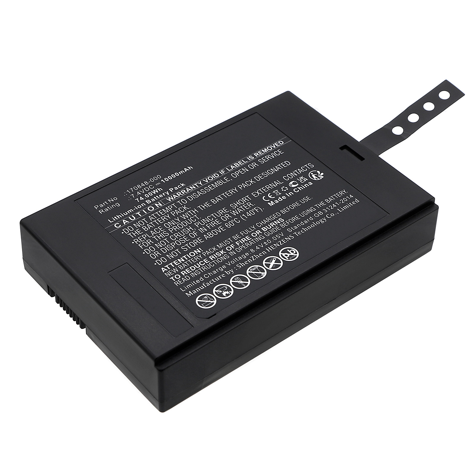 Synergy Digital Cable Modem Battery, Compatible with Cradlepoint 170848-000 Cable Modem Battery (Li-ion, 7.4V, 10000mAh)