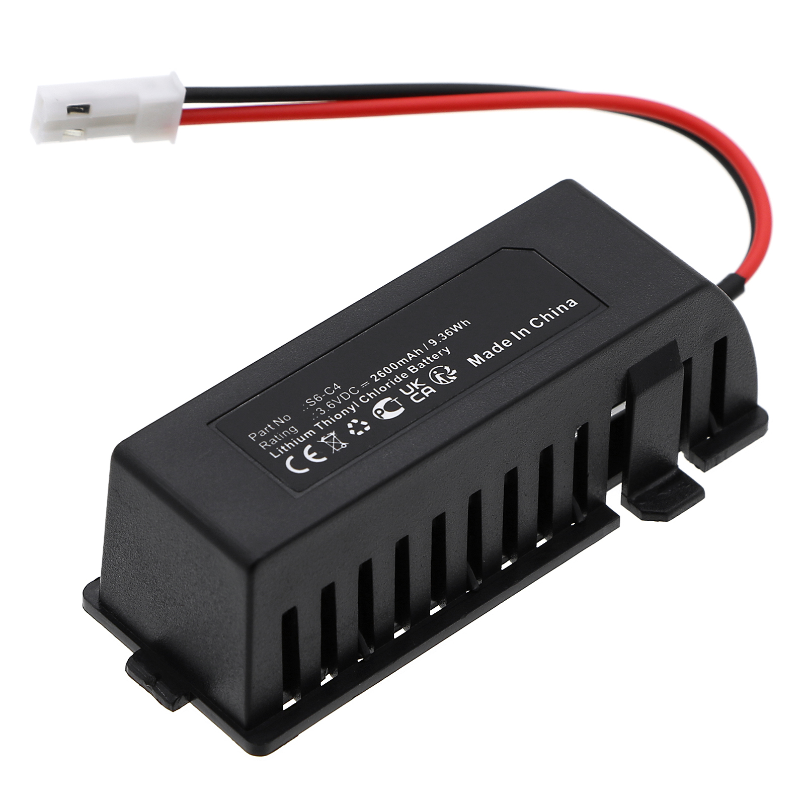 Synergy Digital PLC Battery, Compatible with Siemens S6-C4 PLC Battery (Li-SOCl2, 3.6V, 2600mAh)