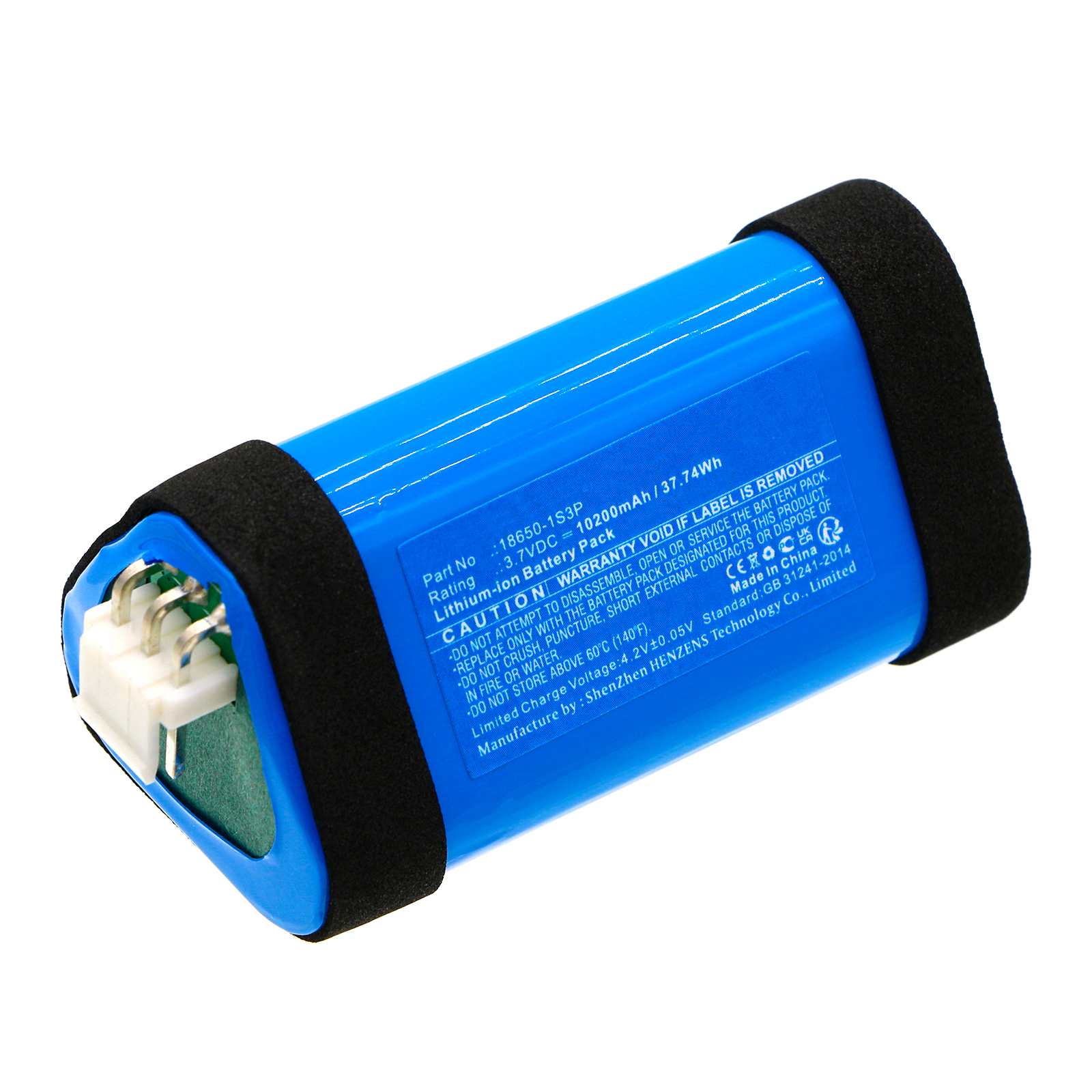 Synergy Digital Electroluminescent Inverters Battery, Compatible with Ledlenser 18650-1S3P Electroluminescent Inverters Battery (Li-ion, 3.7V, 10200mAh)