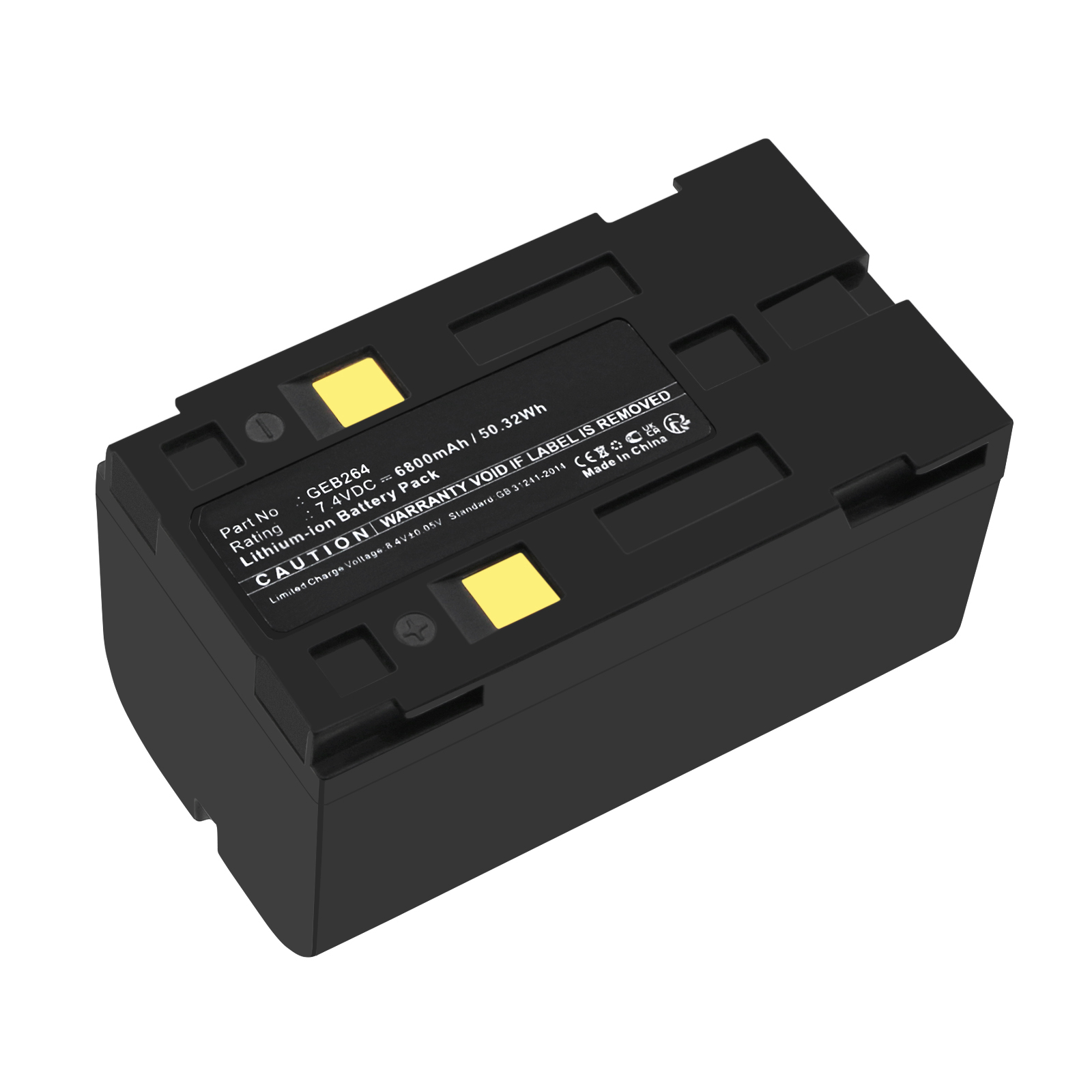 Synergy Digital Equipment Battery, Compatible with Leica GEB264 Equipment Battery (Li-ion, 7.4V, 6800mAh)