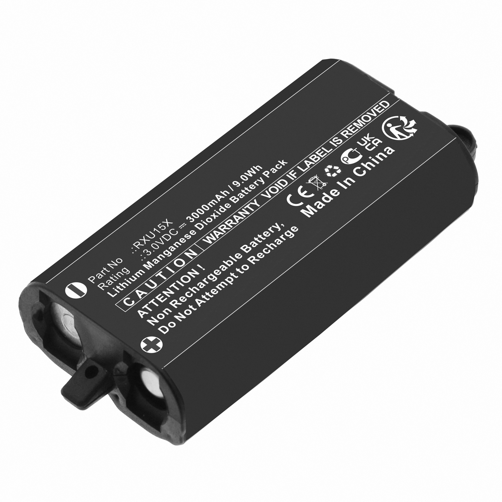 Synergy Digital Alarm System Battery, Compatible with DAITEM RXU15X Alarm System Battery (Li-MnO2, 3V, 3000mAh)
