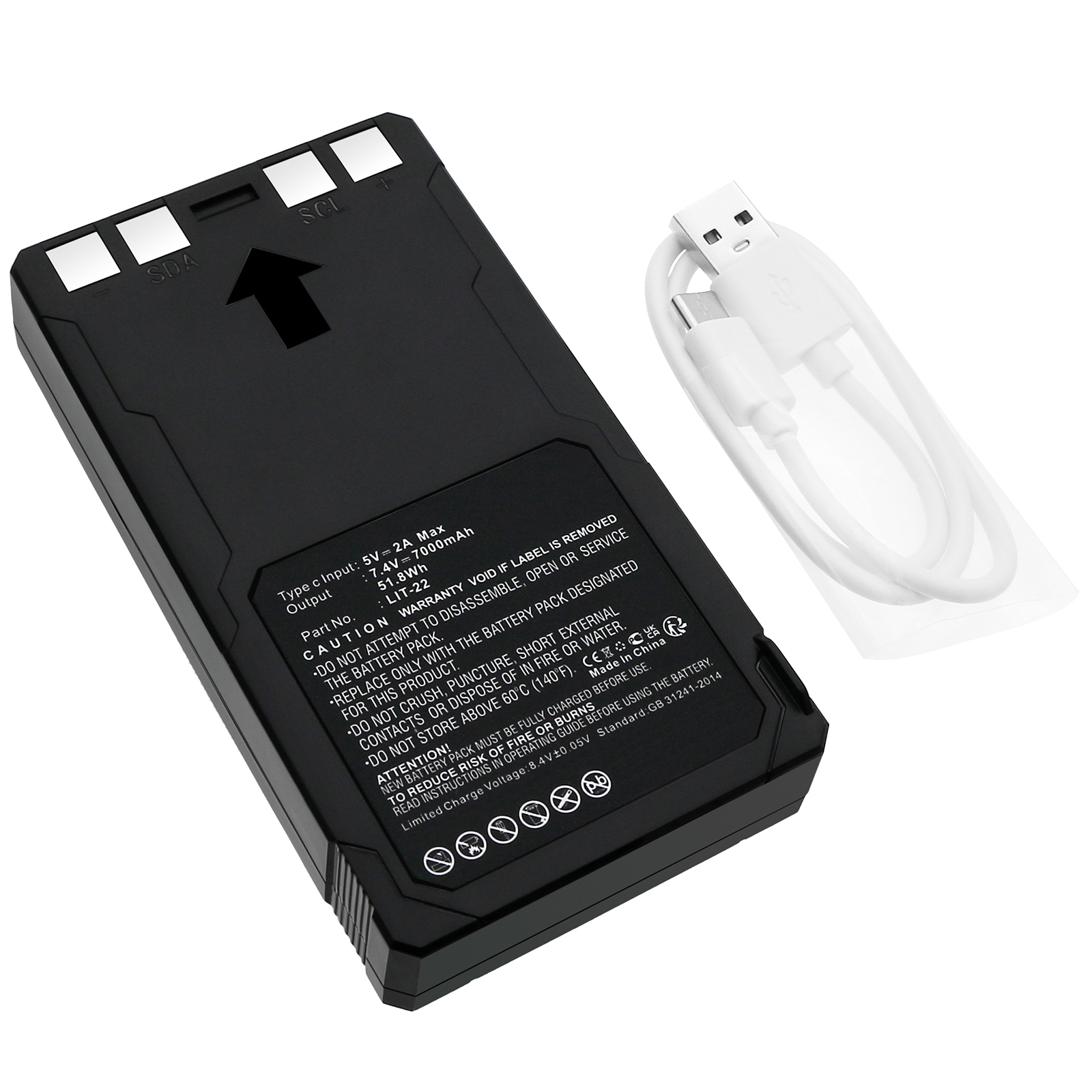 Synergy Digital Sports & Outdoors Battery, Compatible with Spypoint LIT-22 Sports & Outdoors Battery (Li-ion, 7.4V, 7000mAh)