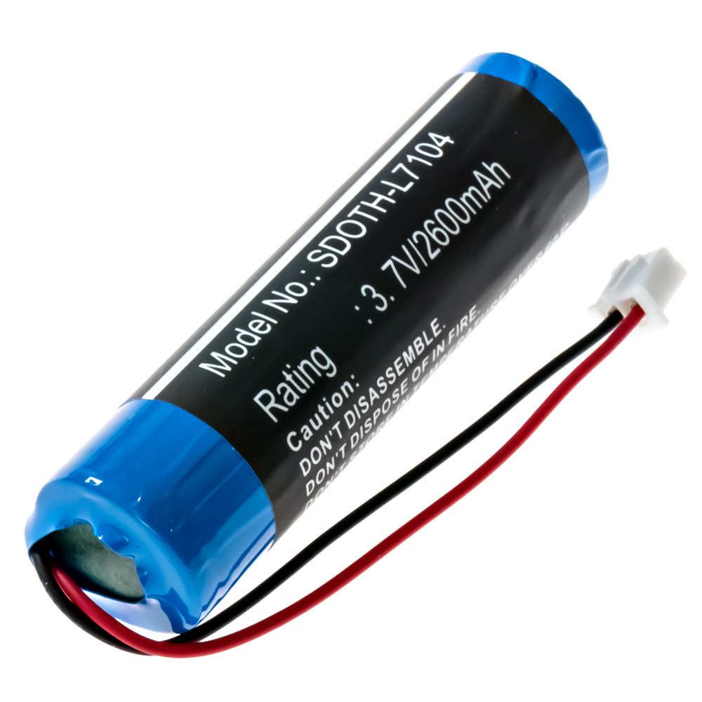 Synergy Digital Amplifier Battery, Compatible with Croove B0143KH9KG Amplifier Battery (Li-ion, 3.7V, 2600mAh)