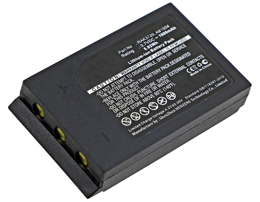 Synergy Digital Remote Control Battery, Compatible with Akerstroms AB11R Remote Control Battery (Li-ion, 3.7V, 1600mAh)