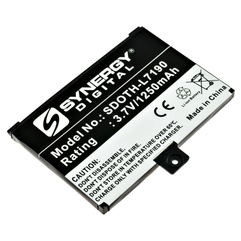 Synergy Digital E Book E Reader Battery, Compatible with Barnes & Noble 9875521 E Book E Reader Battery (Li-ion, 3.7V, 1250mAh)