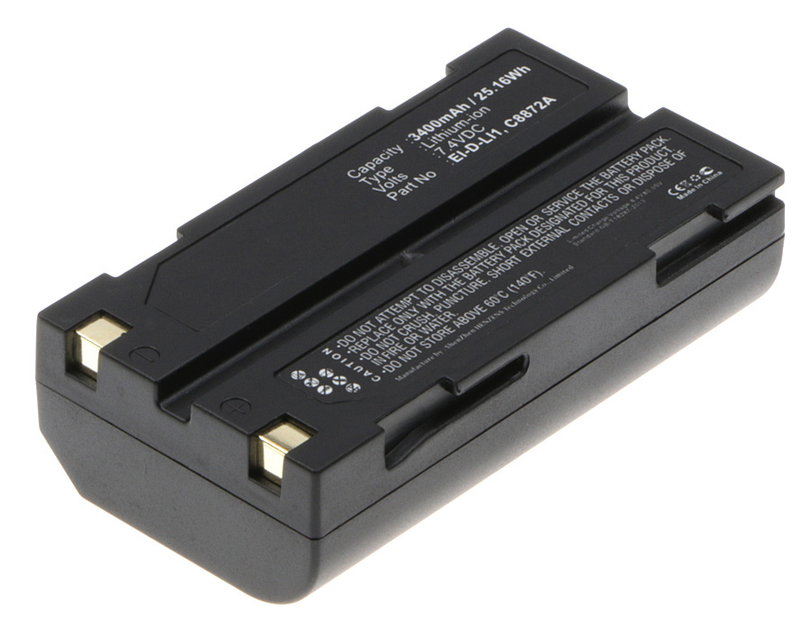 Synergy Digital Equipment Battery, Compatible with Symbol 29518 Equipment Battery (Li-ion, 7.4V, 3400mAh)