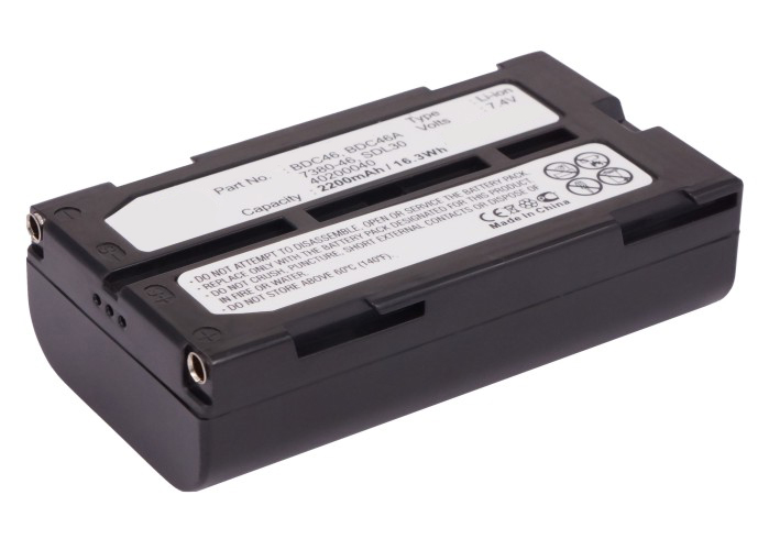 Synergy Digital Battery Compatible With Pentax 40200040 Replacement Battery - (Li-Ion, 7.4V, 2200 mAh)
