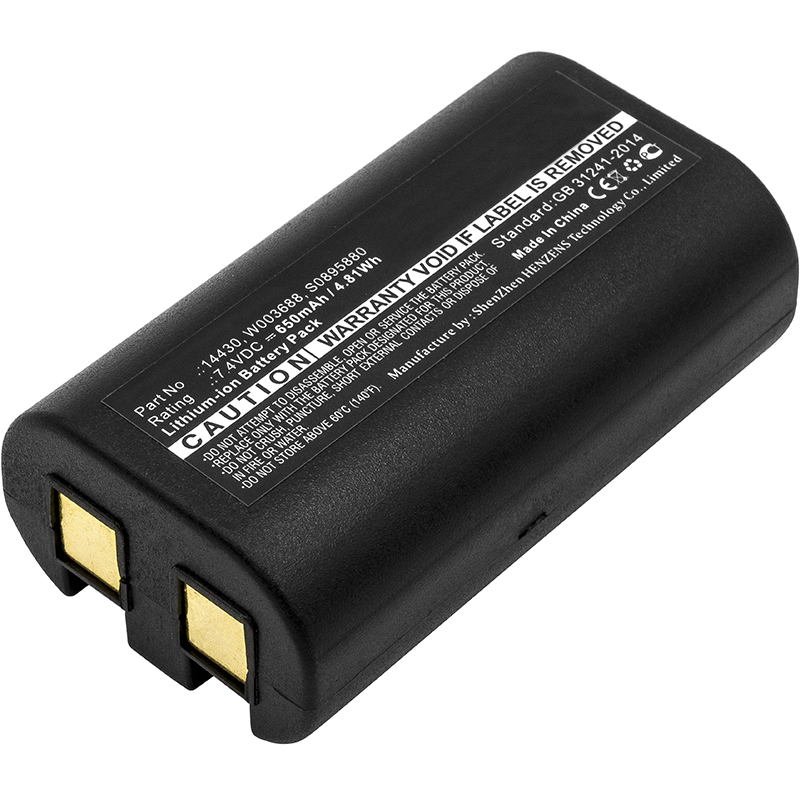 Synergy Digital Printer Battery, Compatible with DYMO 14430 Printer Battery (Li-ion, 7.4V, 650mAh)