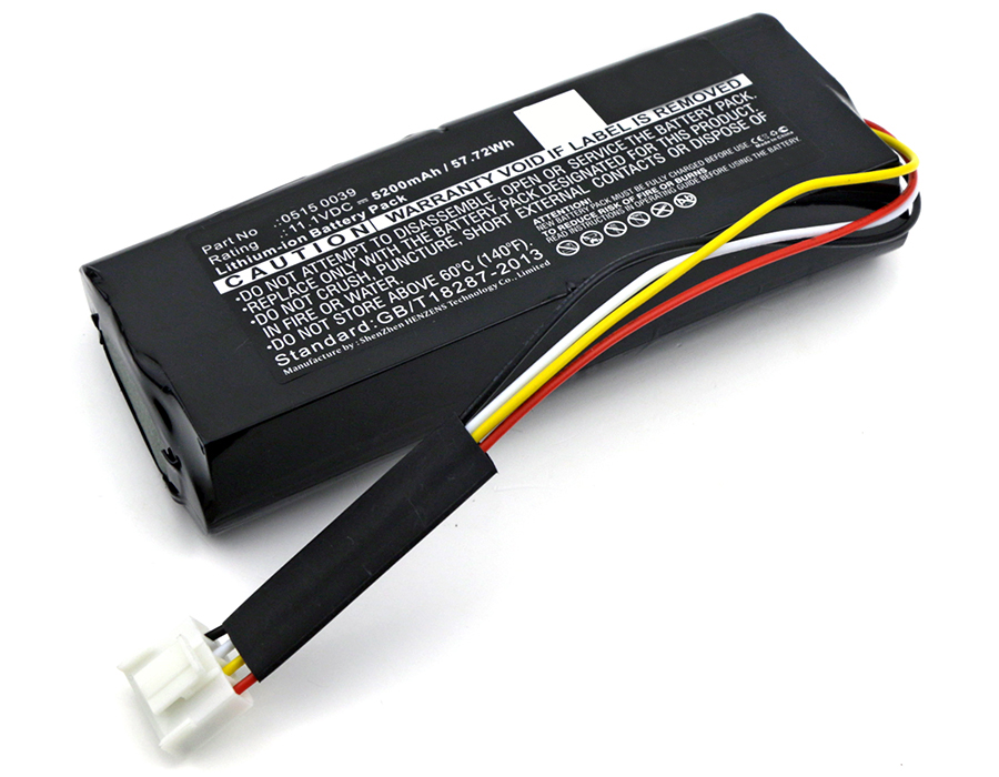 Synergy Digital Equipment Battery, Compatible with Testo 0515 0039 Equipment Battery (Li-ion, 11.1V, 5200mAh)