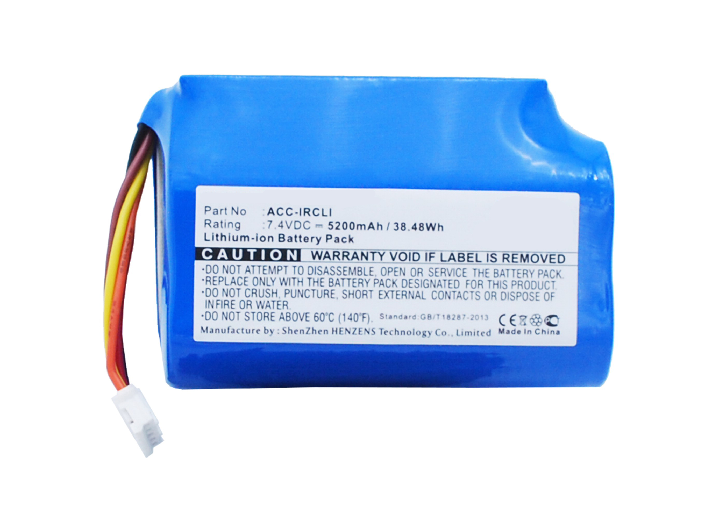 Synergy Digital DAB Digital Battery, Compatible with Grace Mondo ACC-IRCLI DAB Digital Battery (7.4V, Li-ion, 5200mAh)