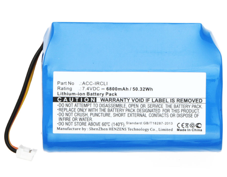 Synergy Digital DAB Digital Battery, Compatiable with Grace Mondo ACC-IRCLI DAB Digital Battery (7.4V, Li-ion, 6800mAh)