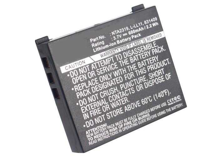 Synergy Digital Keyboard Battery, Compatible with Logitech 190310-1000, 190310-1001, 831409, 831410, L-LL11, NTA2319 Keyboard Battery (3.7V, Li-ion, 600mAh)
