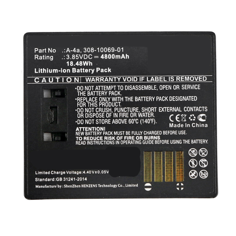 Synergy Digital Home Security Camera Battery, Compatiable with Arlo 308-10069-01, A-4a Home Security Camera Battery (3.85V, Li-ion, 4800mAh)