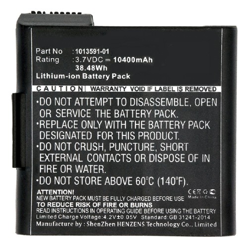 Synergy Digital Survey GPS Battery, Compatible with Carlson 1013591-01 Survey GPS Battery (3.7V, Li-ion, 10400mAh)