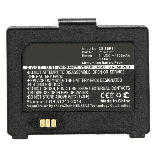 Synergy Digital Printer Battery, Compatiable with Zebra P1070125-008, P1071565, P1071566 Printer Battery (7.4V, Li-ion, 1100mAh)