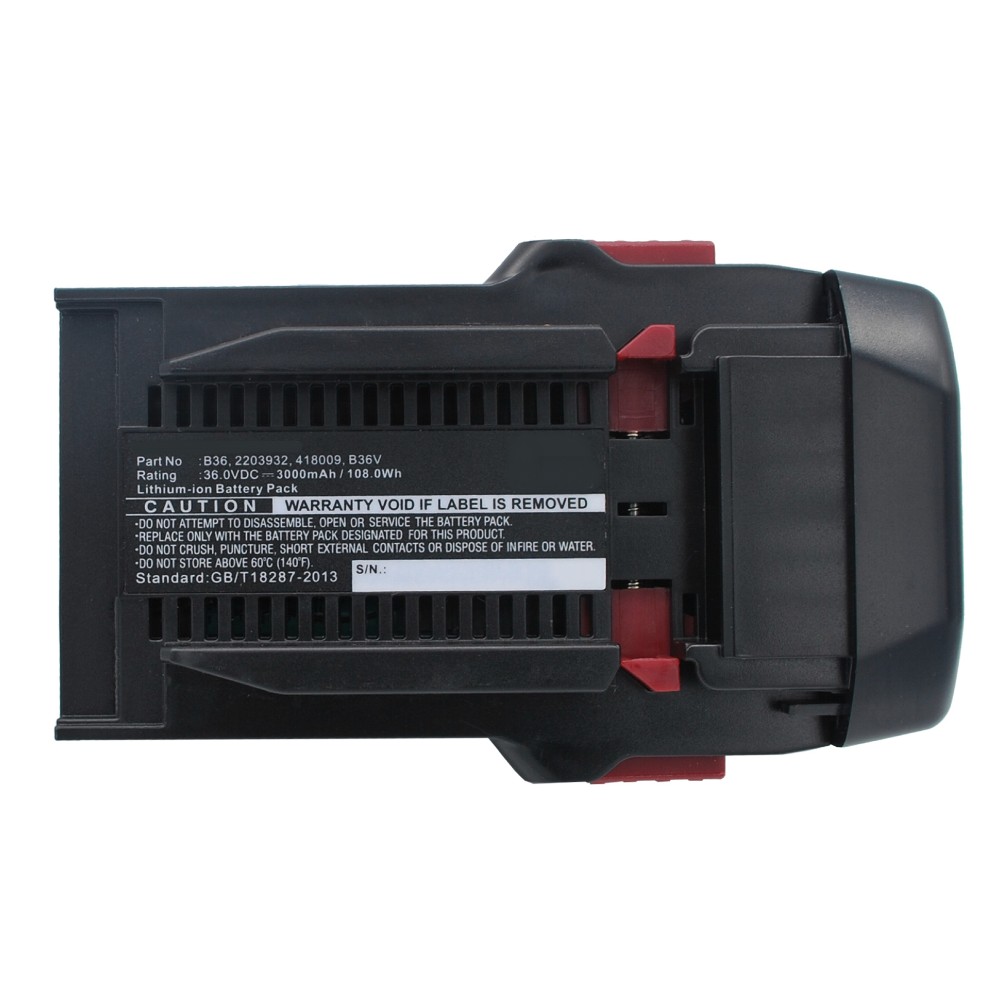 Synergy Digital Power Tool Battery, Compatible with HILTI 2203932, 418009, B36, B36V Power Tool Battery (36, Li-ion, 3000mAh)