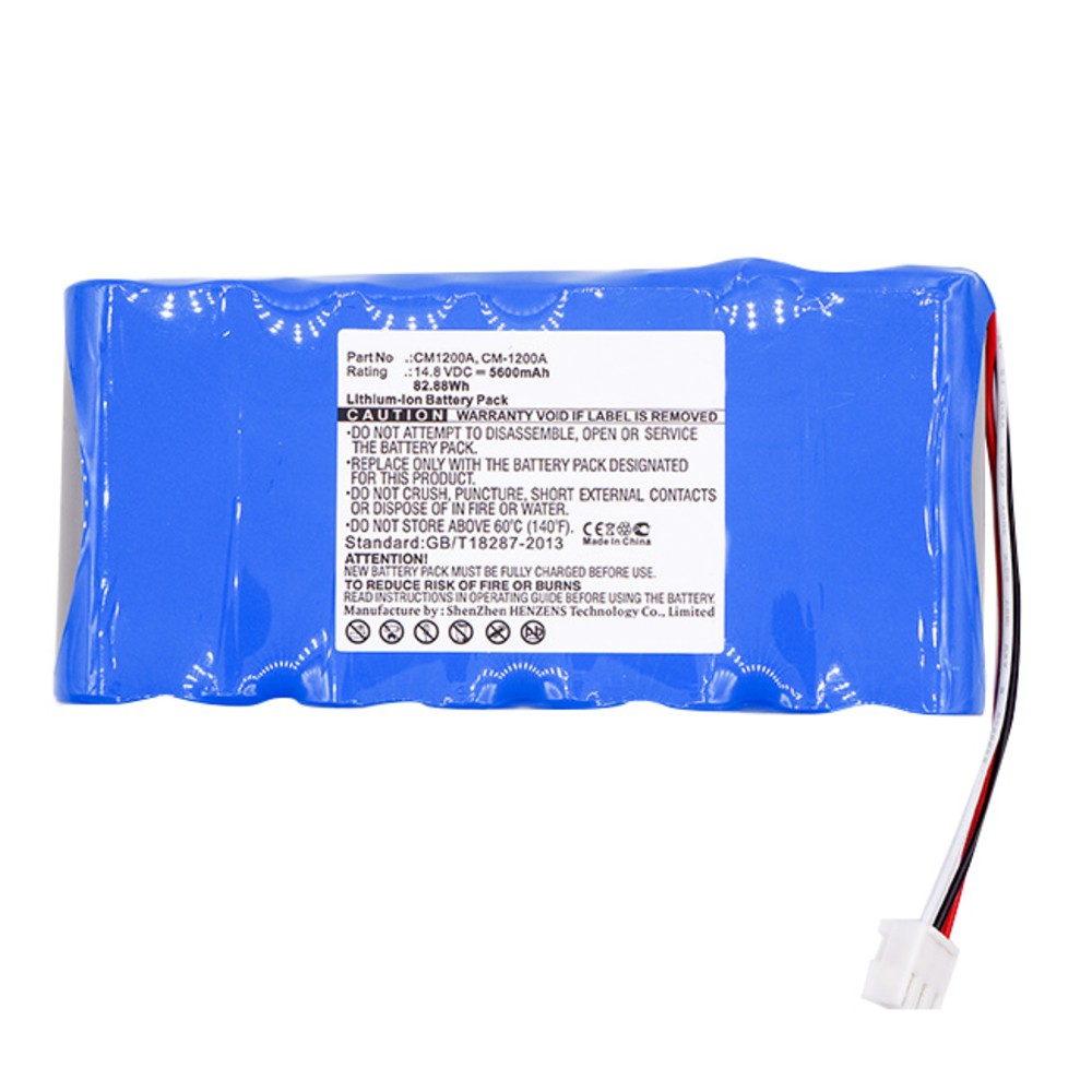 Synergy Digital Medical Battery, Compatible with COMEN CM1200A, CM-1200A Medical Battery (14.8, Li-ion, 5600mAh)