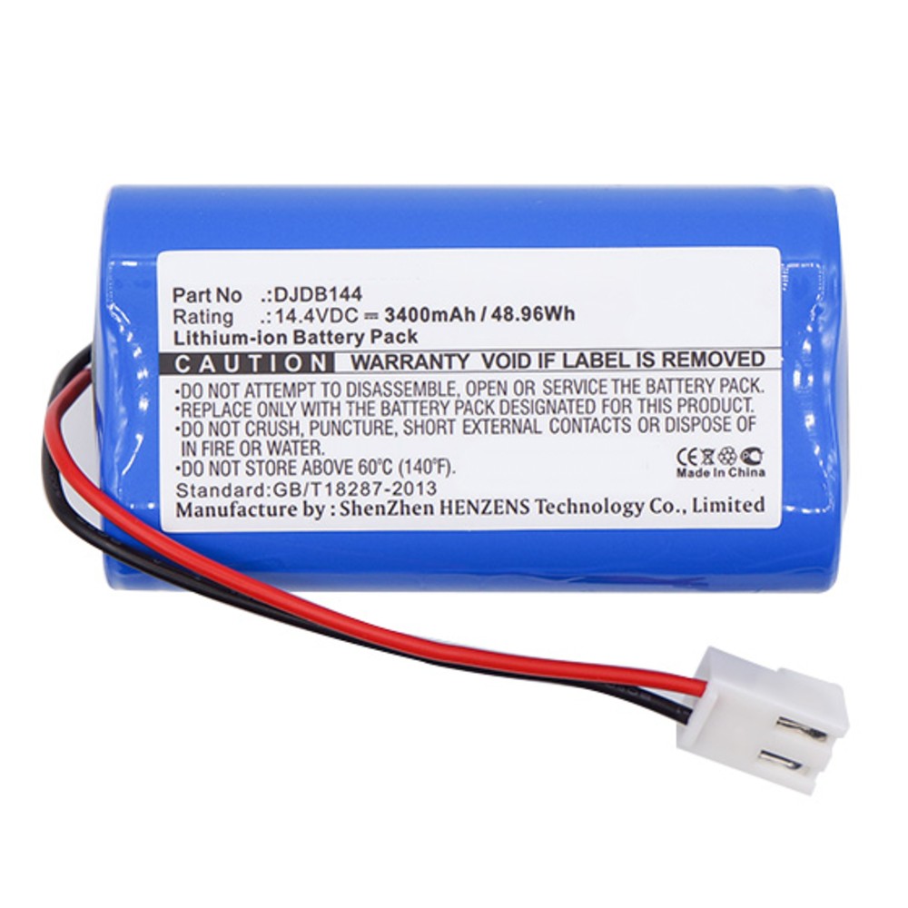 Synergy Digital Medical Battery, Compatible with CMICS DJDB, DJDB1200, dongjiang ECG-1220, ECG-11D Medical Battery (14.4, Li-ion, 3400mAh)
