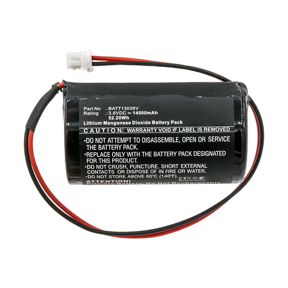 Synergy Digital Alarm System Battery, Compatible with DSC BATT13036V Alarm System Battery (Li-MnO2, 3.6V, 14500mAh)