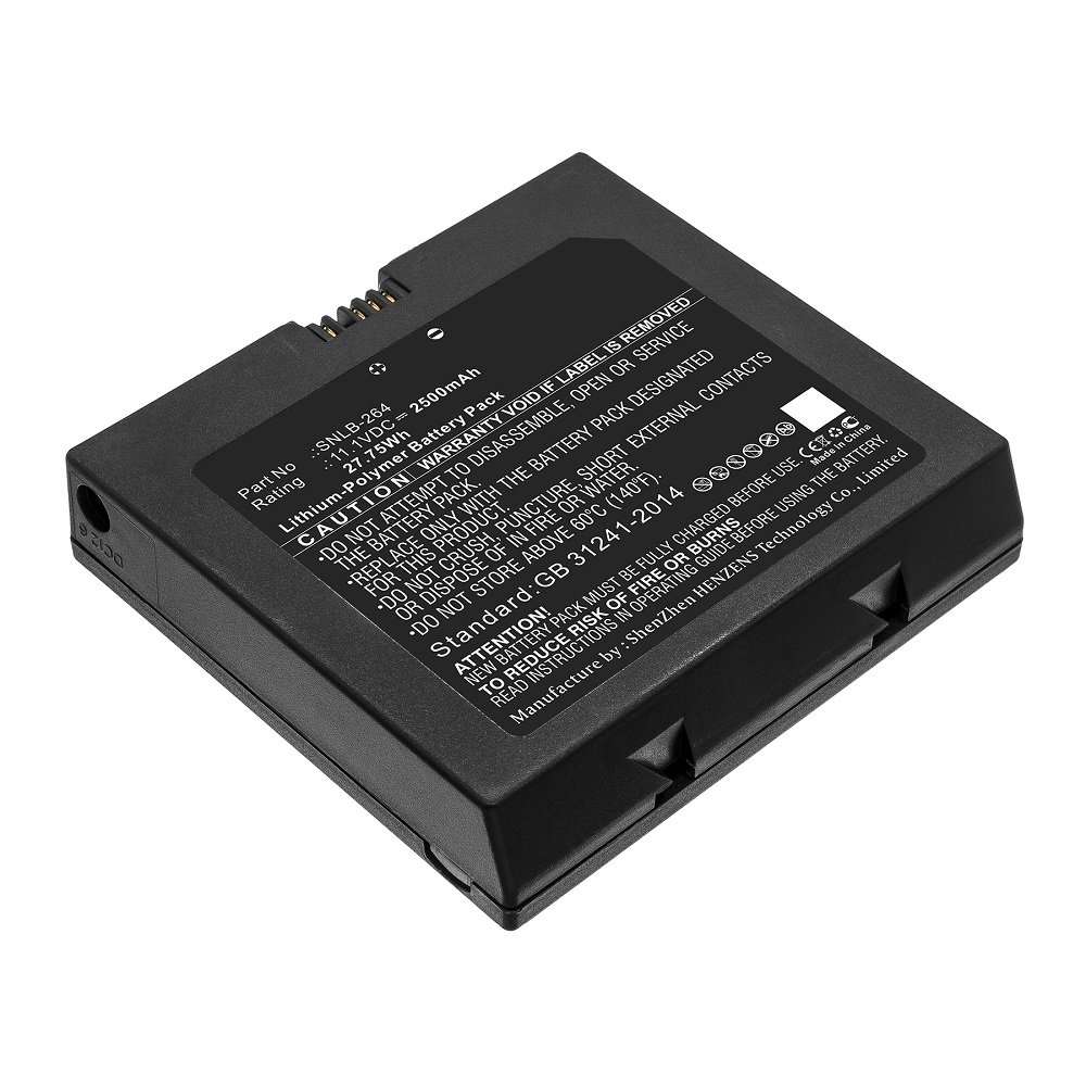 Synergy Digital Medical Battery, Compatible with Carejoy SNLB-264 Medical Battery (Li-Pol, 11.1V, 2500mAh)