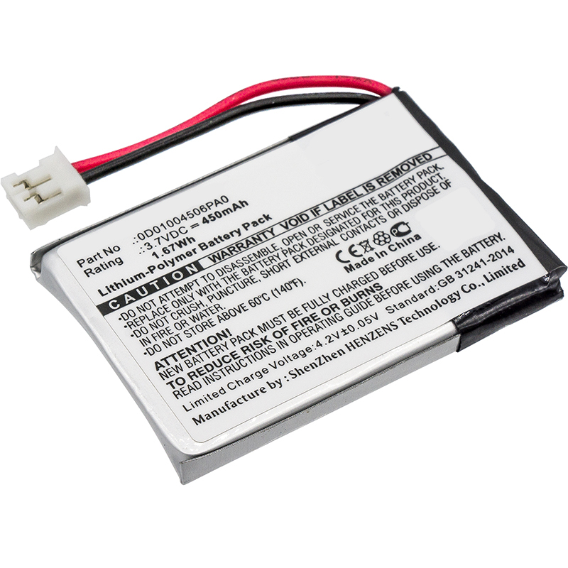 Synergy Digital Dictionary Battery, Compatible with Franklin 0D01004506PA0 Dictionary Battery (3.7V, Li-Pol, 450mAh)