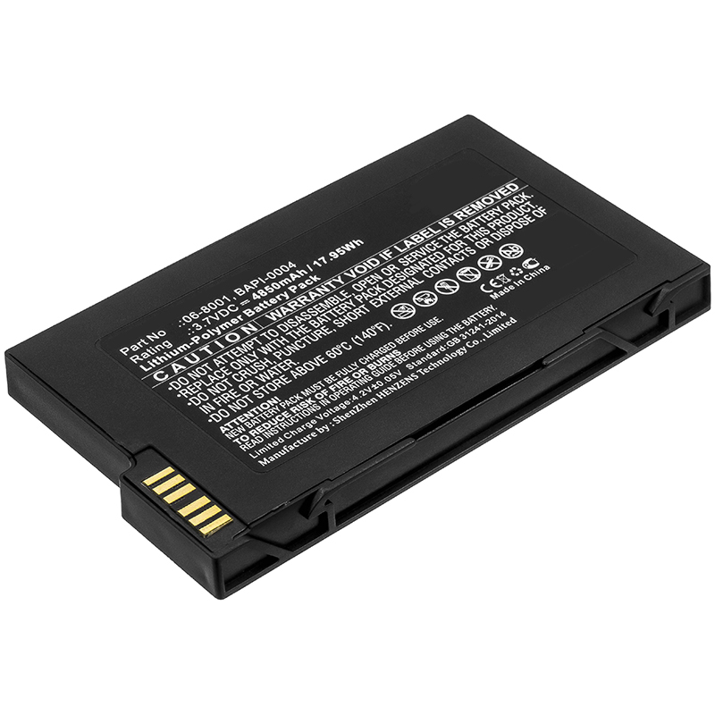 Synergy Digital Equipment Battery, Compatible with HumanWare 06-8001, BAPI-0004 Equipment Battery (3.7V, Li-Pol, 4850mAh)