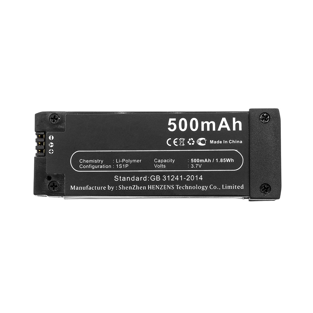 Synergy Digital Quadcopter Drone Battery, Compatible with Eachine Quadcopter Drone Battery (Li-Pol, 3.7V, 500mAh)