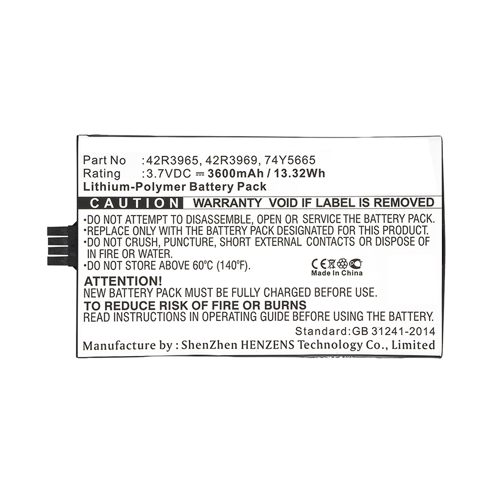 Synergy Digital RAID Controller Battery, Compatible with IBM 42R3965 RAID Controller Battery (Li-Pol, 3.7V, 3600mAh)