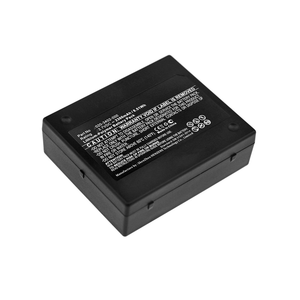 Synergy Digital Equipment Battery, Compatible with RAE Systems 20-3402-000 Equipment Battery (Li-Pol, 3.7V, 2300mAh)
