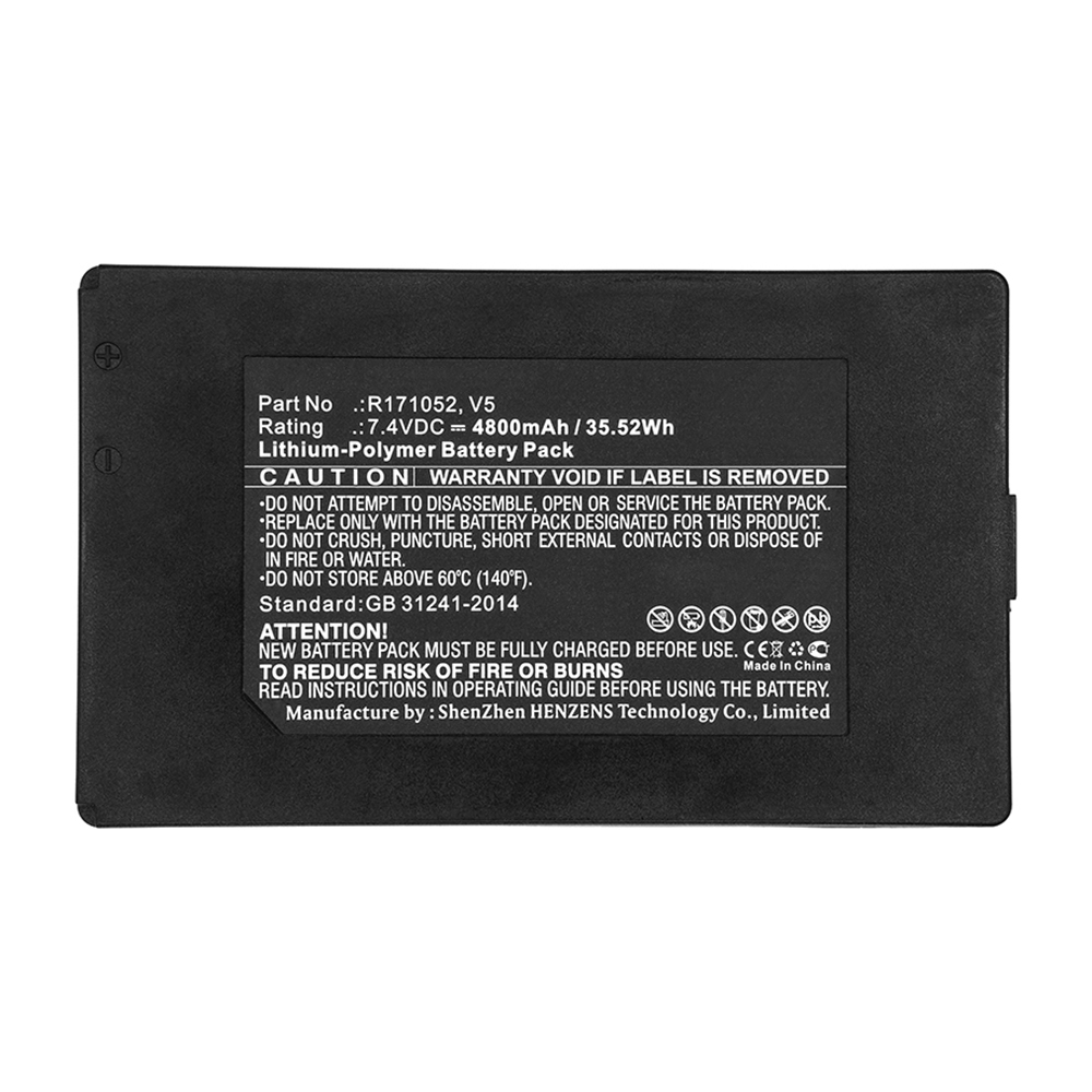 Synergy Digital Equipment Battery, Compatible with R171052 Equipment Battery (7.4V, Li-Pol, 4800mAh)