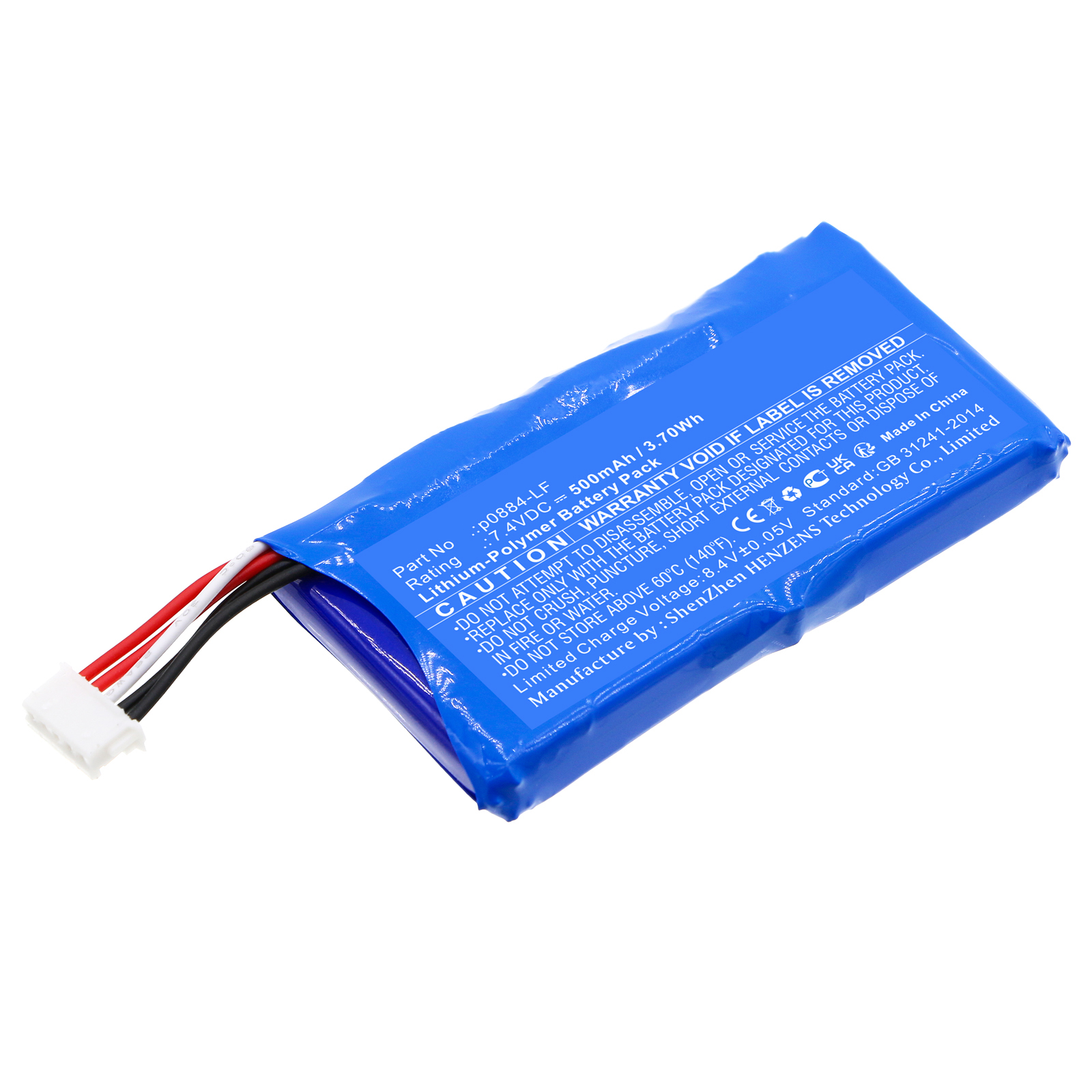 Synergy Digital Printer Battery, Compatible with Canon p0884-LF Printer Battery (Li-Pol, 7.4V, 500mAh)