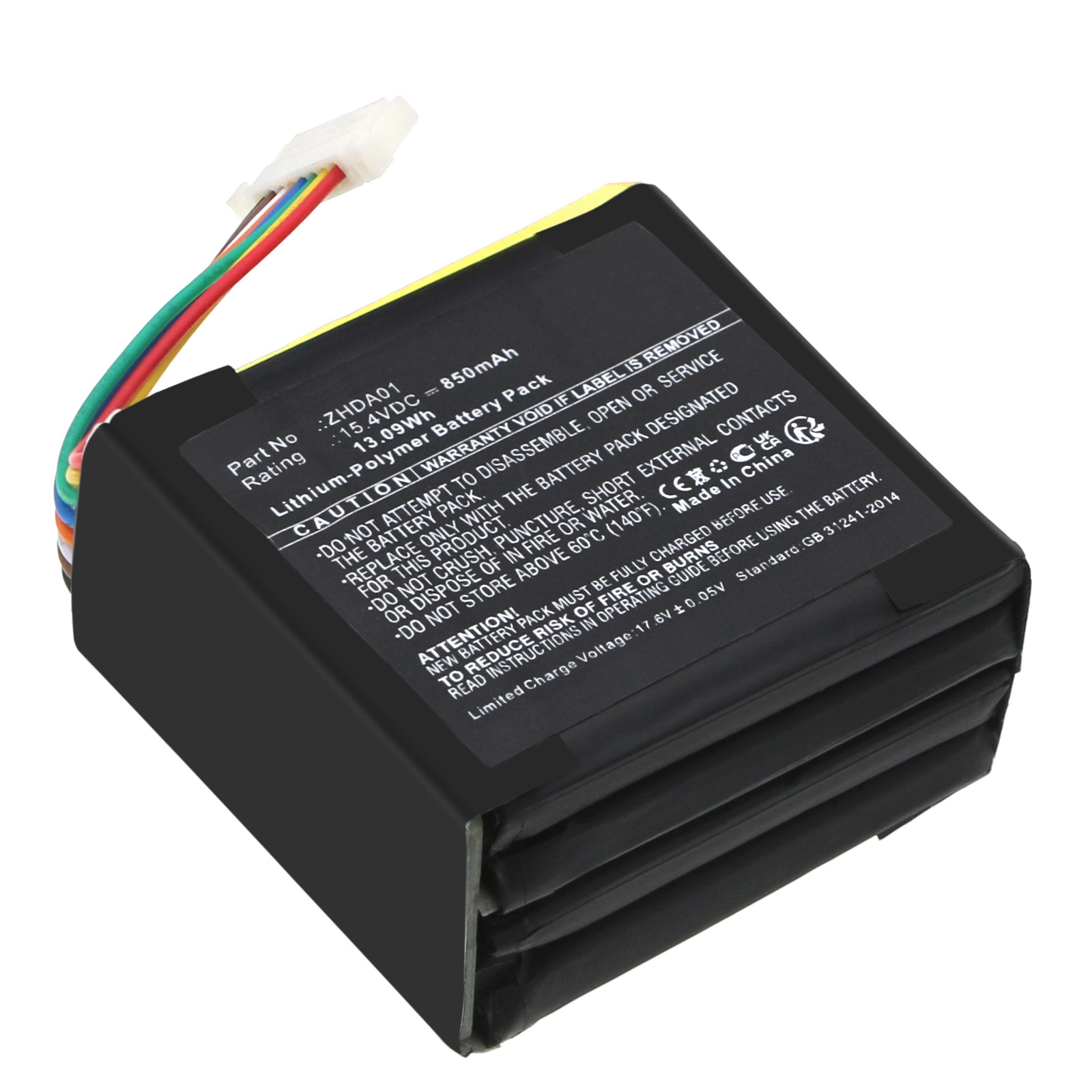 Synergy Digital Gimbals Battery, Compatible with PowerVision ZHDA01 Gimbals Battery (Li-Pol, 15.4V, 850mAh)