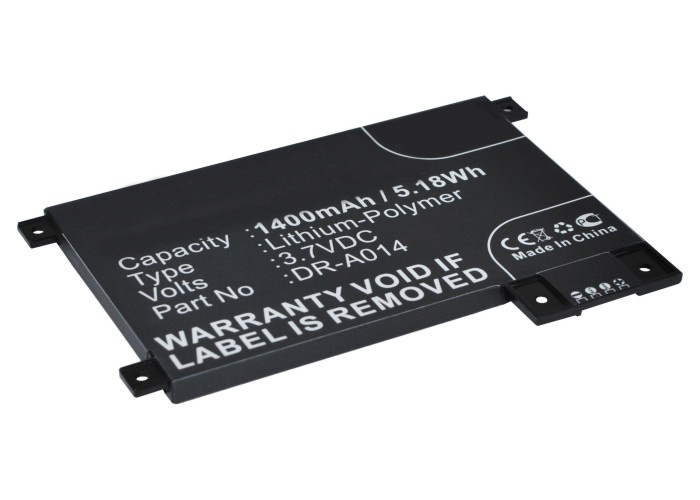 Synergy Digital Battery Compatible With Amazon 170-1056-00 Tablet Battery - (Li-Pol, 3.7V, 1400 mAh)