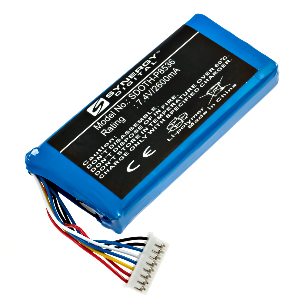 Synergy Digital Alarm System Battery, Compatible with Qolsys 4T054-01, IM198, QR0018-840 Alarm System Battery (7.4V, Li-Pol, 2600mAh)
