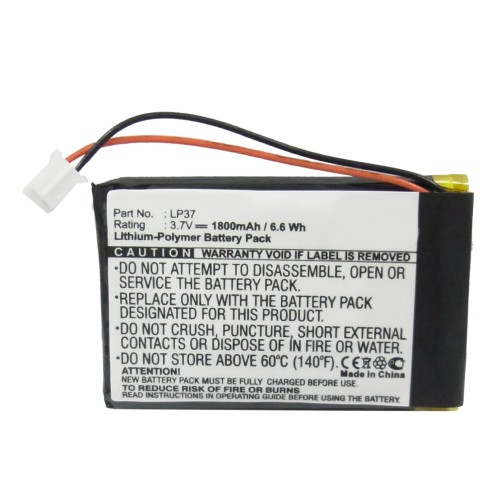 Synergy Digital DAB Digital Battery, Compatiable with Pure LP37 DAB Digital Battery (3.7V, Li-Pol, 1800mAh)
