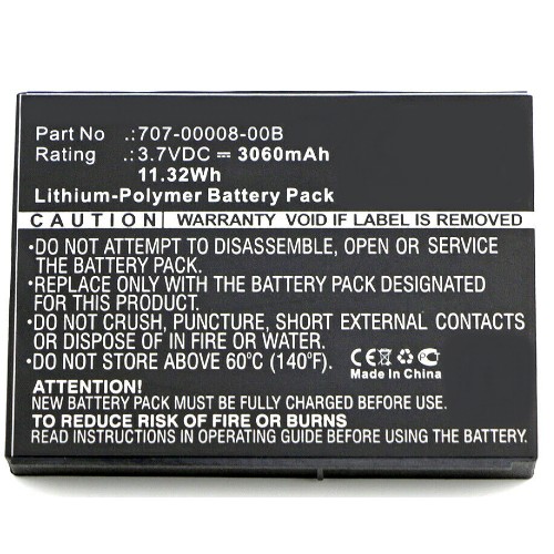 Synergy Digital Survey GPS Battery, Compatible with Trimble 707-00008-00A, 707-00008-00B, 85713-00 Survey GPS Battery (3.7V, Li-Pol, 3060mAh)
