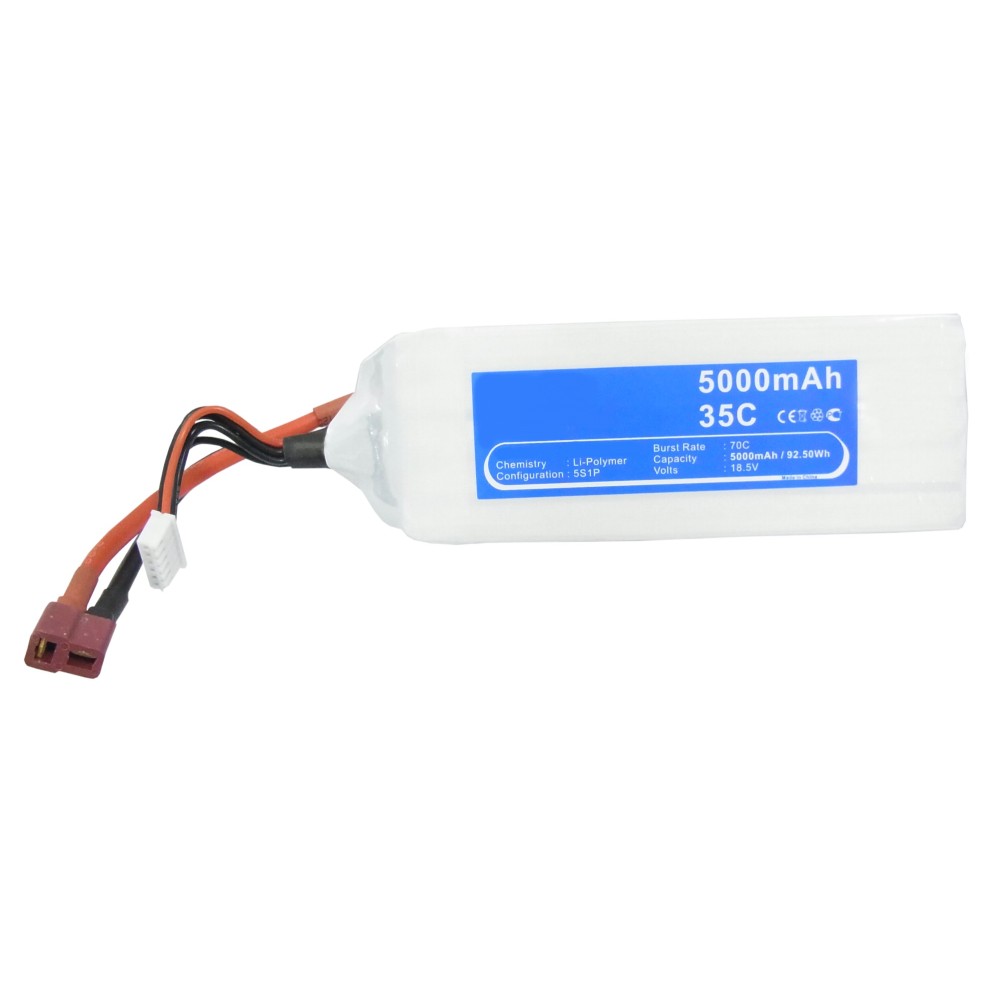 Synergy Digital Cars Battery, Compatible with RC CS-LT992RT Cars Battery (18.5, Li-Pol, 5000mAh)