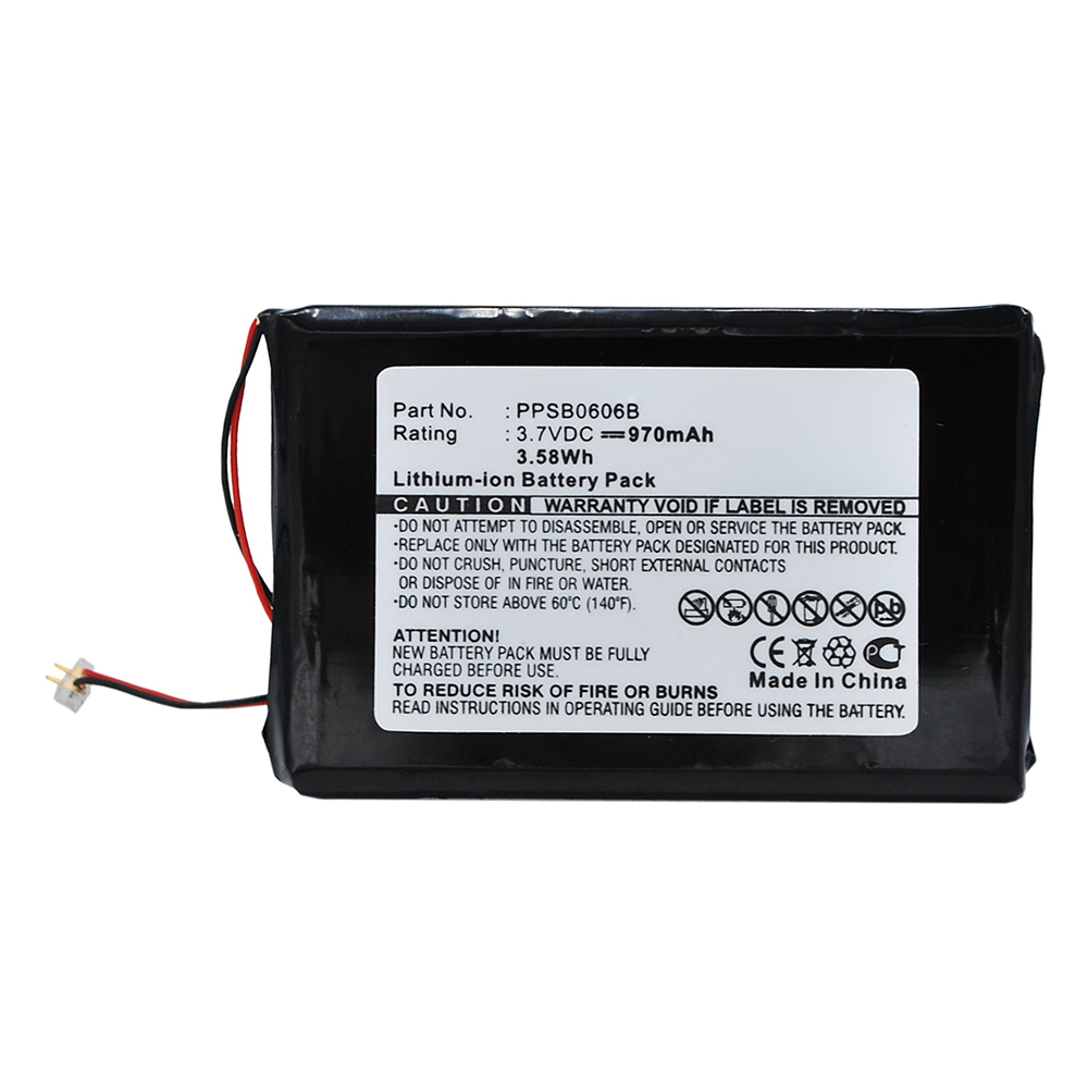 Synergy Digital Player Battery, Compatible with Samsung PPSB0606B Player Battery (Li-ion, 3.7V, 970mAh)