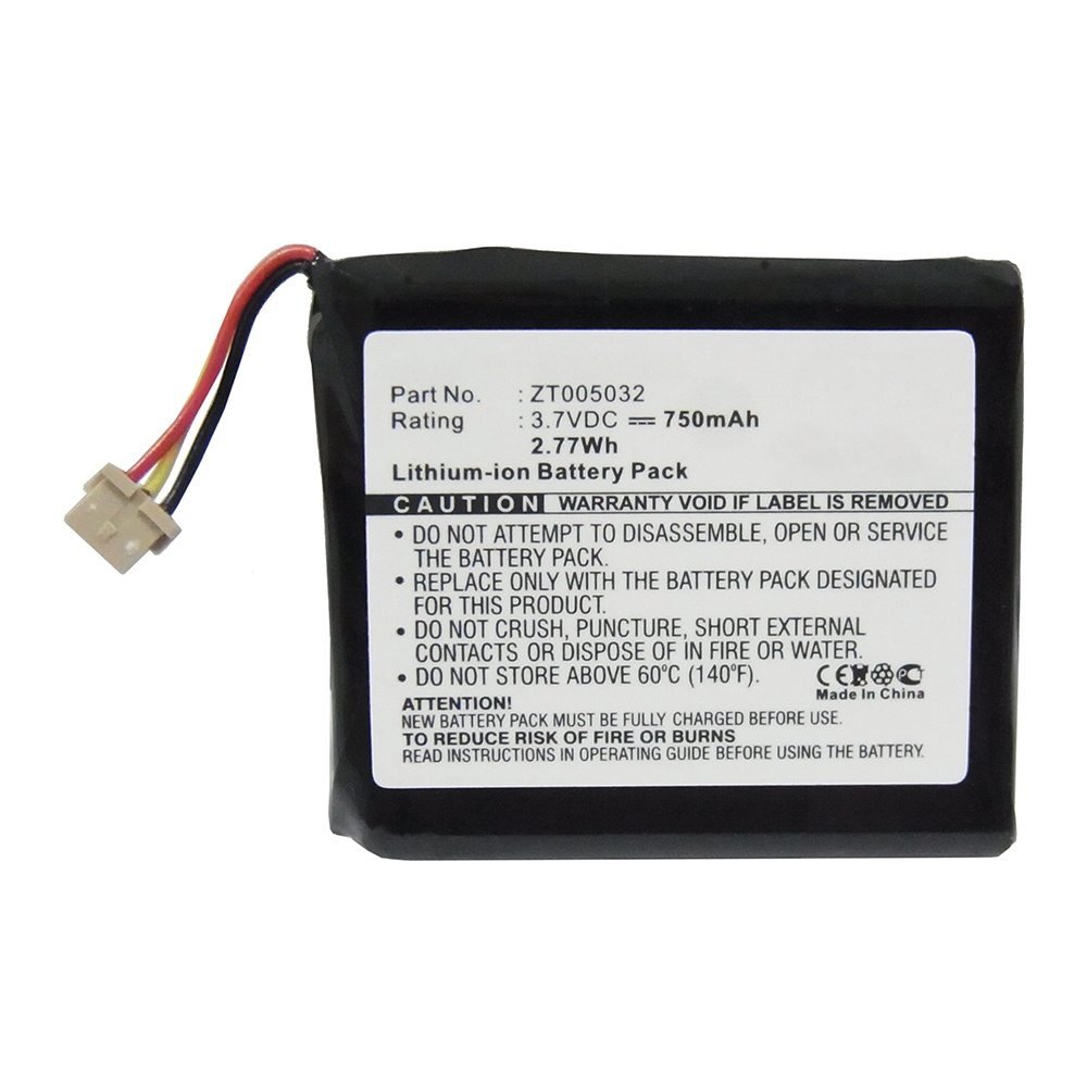 Synergy Digital Player Battery, Compatible with Olympus ZT005032 Player Battery (Li-ion, 3.7V, 750mAh)