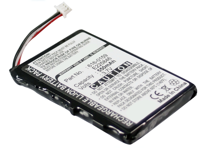 Synergy Digital Player Battery, Compatible with Apple 616-0159, E225846 Player Battery (3.7, Li-ion, 550mAh)