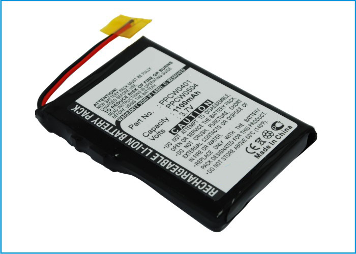 Synergy Digital Player Battery, Compatible with Cowon PPCW0401, PPCW0504 Player Battery (3.7, Li-ion, 1100mAh)